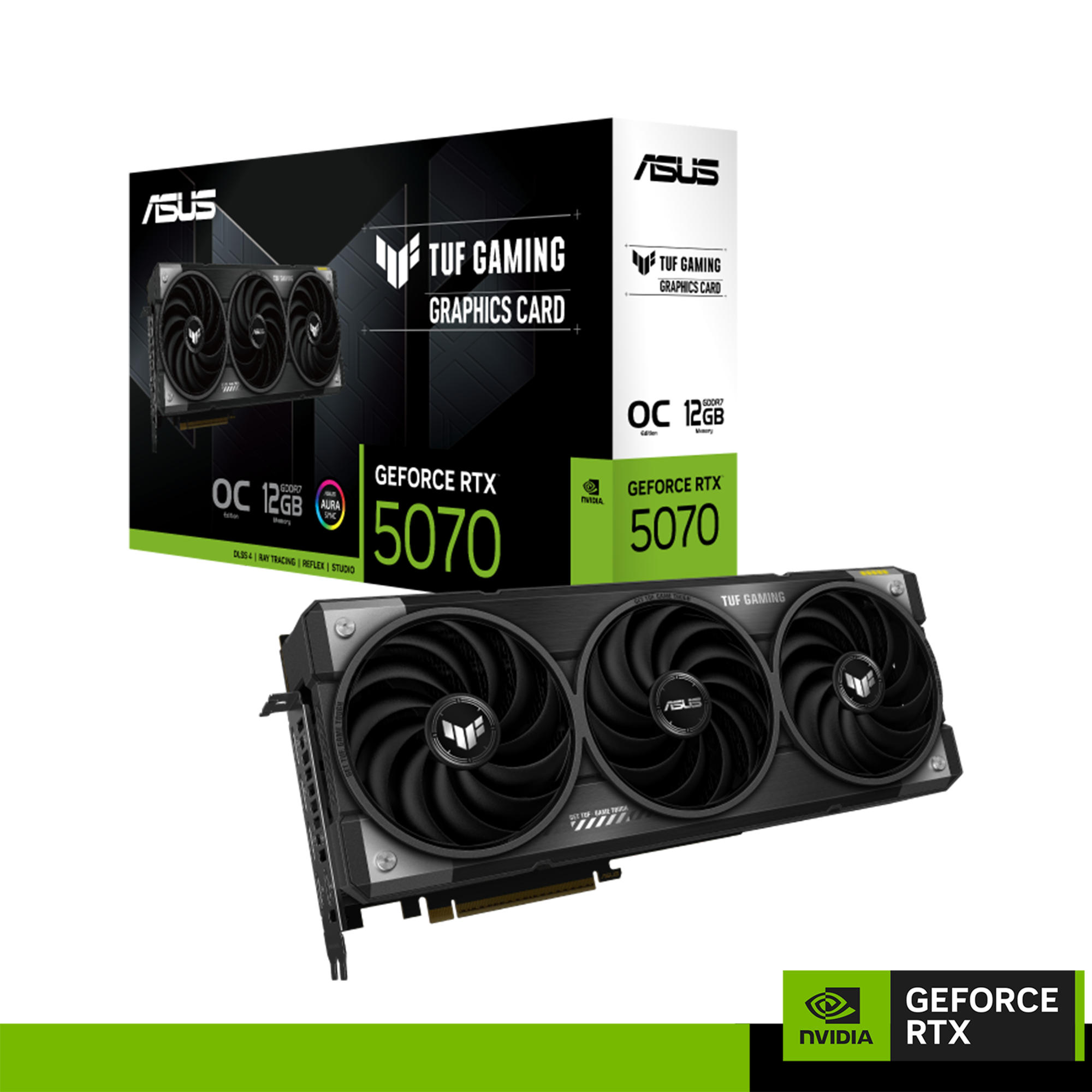 ASUS NVIDIA® GeForce® RTX 5070 TUF GAMING OC 12GB GDDR7 192BIT Graphics Card