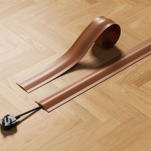 A8285 Soft Cord Cover 1m/2m PVC Wire Cover High Quality Cable Management Cable Protector Floor