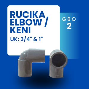 FITTING RUCIKA - ELBOW/ KENI (AW)  UKURAN 3/4 INCH & 1 INCH  / KENI / KNEE / BELOKAN PIPA