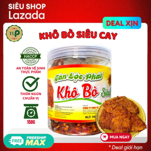 KHÔ BÒ MIẾNG SIÊU CAY TÂN LỘC PHÁT HŨ 150G