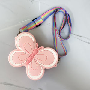 Silicone Sling Bag(High quality) Cute Crossbody Shoulder Bag Travel Kids Girl Satchel