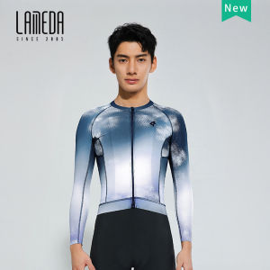 LAMEDA Cycling Jersey Long Sleeves Men Spring Summer Thin Protection UPF50+ Sun Breathable With Pockets Professional MTB Road Bike Top Clothes