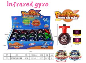 LJE Infrared flashing gyro tops (RANDOM ONLY)