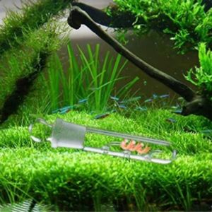 ER52858 Practical Portable for Red Shrimp Dwarf Shrimp Clear Aquatic Cleaner Leech Catcher Aquarium Worm Trap Pest Catch Trap Planaria Trap