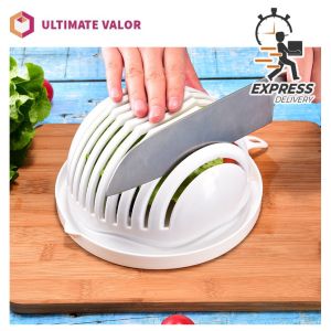 [SG SELLER] 60 Seconds Salad Maker Bowl Cutter Slicer Home Tools Multifunctional Fruit and Vegetable Divider Cut Salad Bowl Fruit Cut Bowl for Kitchen