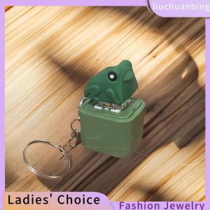 [COD] liuchuanbing Jewellery Funny Croaking Frog Duck Keychain Rechargeable Keyboard Fidget Clicker Sound Keyring With LED Light For Stress