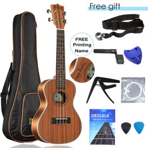 INITER Ukulele 21/23/26Inch guitar ukelele soprano/Concert/tenor sapele wood guitars Hawaii Small Guitar