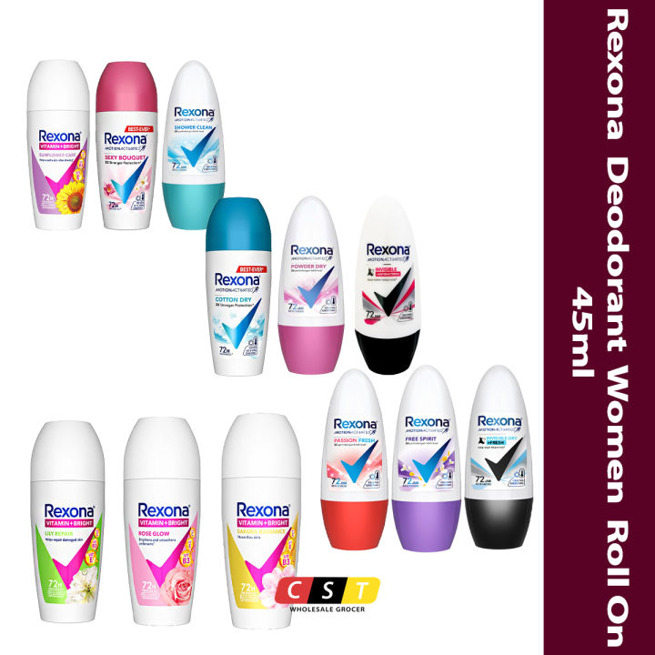 Rexona Deodorant Roll On Women 45ml Sakura Radiance Deodorant