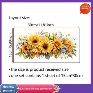 Graceful สติกเกอร์ติดผนังห้องน้ำสติกเกอร์ติดผนังในห้องน้ำแบบมีกาวในตัวสติกเกอร์กันน้ำ