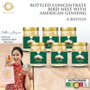 6 x 70g Ready-to-Drink Bird Nest with American Ginseng ★ Boost Energy & Immunity ★