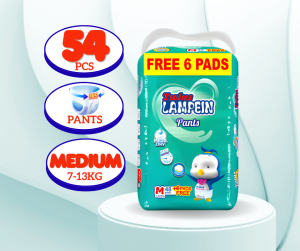 Twins Lampein Pants Baby Diaper Soft & Comfortable Medium - XXXL upto 54pads per pack