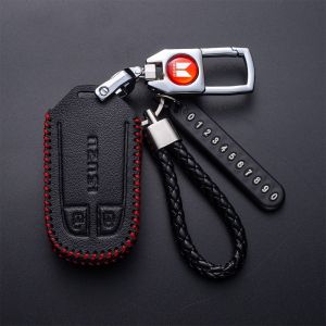 ISUZU D-max / MU-X / Mux key cover Leather Remote Key Case