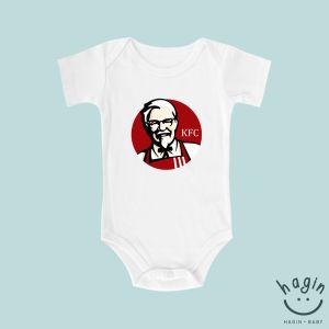 Bộ đồ liền thân KFC chủ đề thức ăn Haginbaby Trang phục KFC cho bé Bộ liền thân cotton cho bé Quần áo trẻ em