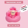 【Besty】Inflatable Baby Sofa Kursi Duduk Sofa Bayi Chair Tiup Dengan Music Bayi Tiup Belajar Duduk. 