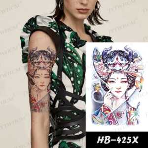 Tato Temporer Tattoo Tatto Temporary Tahan Air Sementara Anti Air Seri HB-425X