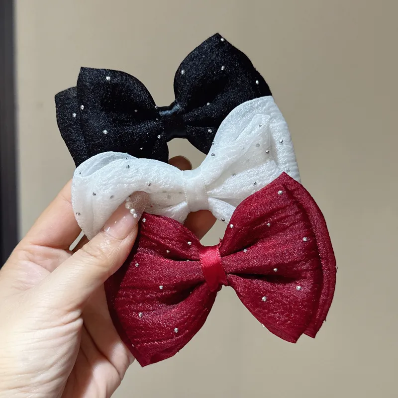 ✨ Sparkling Rhinestone Bow Hair Clip | Double-Layer Bow  display picture 3