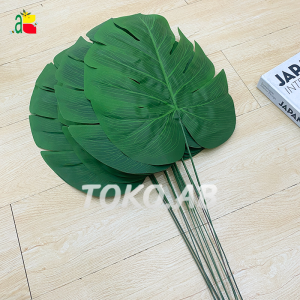 1LUSIN DAUN MONSTERA JUMBO B8282-LS HIAS ARTIFICIAL DEKORASI RUMAH WEDDING
