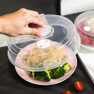 S/L Preservation Cover Food Grade PP Plastic Transparent Cover Microwave Heating Insulation Cover