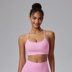 Cosleaf Sport Bra สปอร์ตบราสายด้านหลังเป็นตัวY ดีไซน์สวย ฟองน้ำถอดได้ ใส่สบาย ทั้งโยคะและวิ่ง ยืดหยุ่นตามทุกการเคลื่อนไหว!