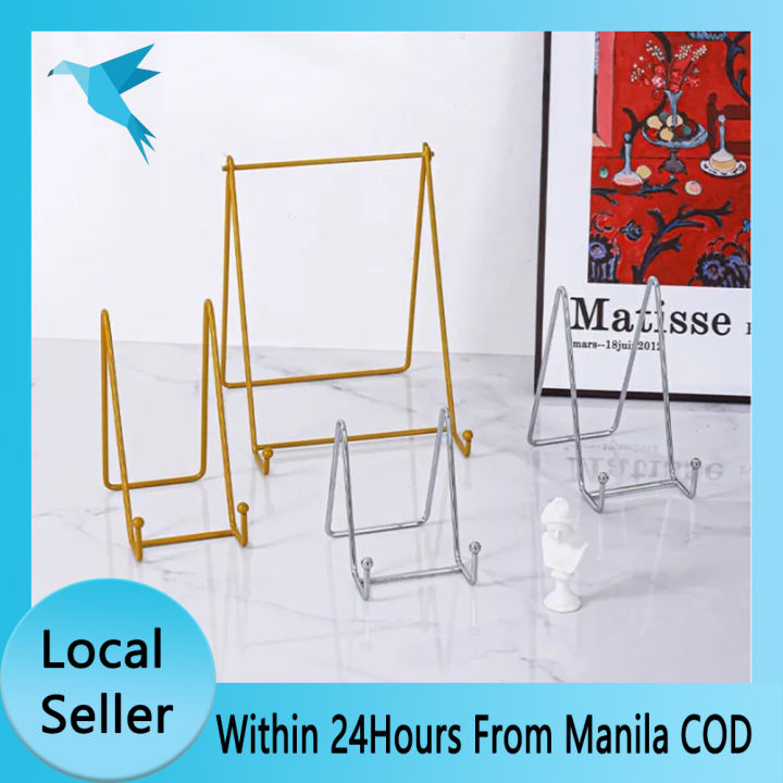 Iron Art Magazine Display Stand 4/6 Inch Display Stand Metal Easel ...