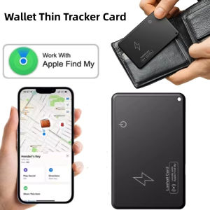 Apple Find My Card Tracker [MFi] Ultra Thin Wireless Charging IP68 Waterproof GPS Locator for Wallet Bag Keys Malaysia
