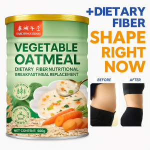 Dietary fiber canned sea salt vegetable oatmeal meal replacement year-round men and women can resist hunger healthy people rich in dietary fiber light
