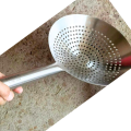 COLANDER THICK WITH HANDLE TAG SIZE 28CM FOOD STRAINER. 