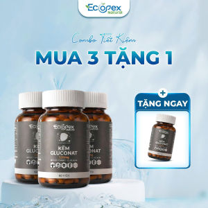 Kẽm Gluconat + Multi Vitamin Tăng Cường Sức Khỏe Kiểm Soát Dầu Nhờn Giảm Mụn Đẹp Da