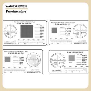 [COD] ไม้บรรทัดกล้องจุลทรรศน์ไมโครมิเตอร์การสอบเทียบสไลด์บรรทัดความกว้างเส้นผ่าศูนย์กลางอนุภาค