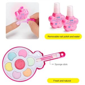 【READY STOCK】Makeup set box girl make up toys for girls toys kids pretend play set Washable murah cosmetic bag makeup box Mainan Mekap Budak Perempuan mekap budak