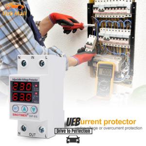 [UEB Mall] SVP-916 Adjustable Voltage Surge Protector Relay with Limit Current Protection