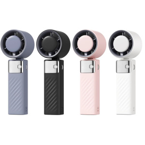 Practical Small Desktop Fan Comfortable Fan LED Display Office Fan Rechargeable Air Cooling Fan Suitable for Home