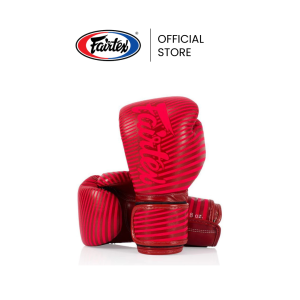 Fairtex นวมชกมวย BGV14R Minimalism Art นวยมวยหนังไมโครไฟเบอร์ ปลายแขนยาว ซัพพอร์ตข้อมือ นวยต่อยมวยสำหรับฝึกซ้อม