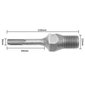 MŨI KHOAN RÚT LÕI KHÔ XÁM THÉP VÀ ME SỊN CHỐNG KẸT Dài 18cm28cm và 37cm (phi 56 và 63 )mm chân chuyển ĐEN nguyên