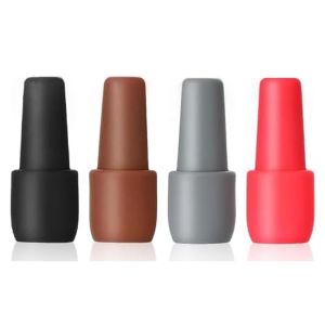 APRICOT 6Pcs Multicolor Silicone Wine Stoppers Double Sealed Reusable Beverage Sealer Kitchen Tools Home Use Wine Bottle Sealer Champagne