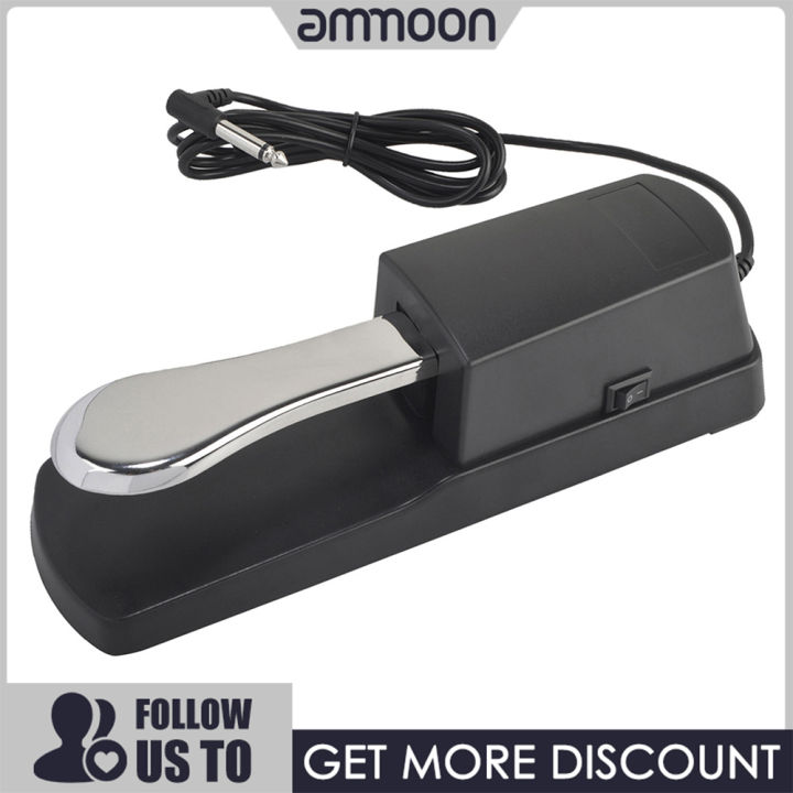 [ammoon]Piano Keyboard Sustain Damper Pedal for Casio Yamaha