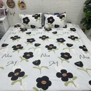 (Deal chớp nhoáng) Bộ ga giường và vỏ gối cotton poly Nguyệt Ánh bedding drap bọc nệm cao cấp đủ size 1m2/1m6/1m8/2m2 - có bán thêm vỏ gối ôm cùng mẫu [Màn Đêm Tuyết Gấu Sao Bầu Trời Sao..]