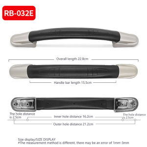 Minwen 1PC Plastic Luggage Handle Carrying Pull Handle Replacement Box Bag Parts