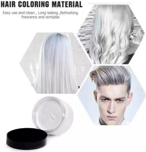 2in1 Wax Pewarna Rambut Sementara Coloring DIY Hair Color Washable Temporary Hair Dye Mud Cream Styling Modeling 100g kalanxuan color wax dye wax 一次性彩色发泥发蜡