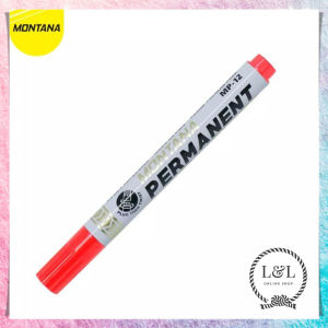 Spidol Permanent Montana Hitam Spidol Papan Tulis Permanent Marker Montana Round Tip