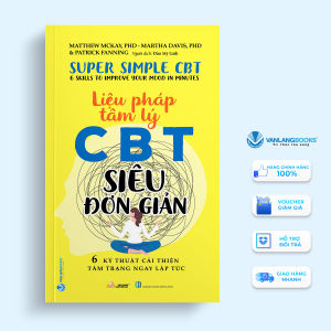 Sách - Liệu Pháp Tâm Lý CBT Siêu Đơn Giản-Vanlangbooks