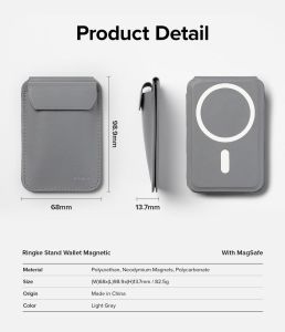 Giá đỡ kiêm ví đựng thẻ RINGKE Stand Wallet / Pocket Magnetic