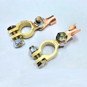 Đai Ốc Kẹp Cọc Bình Ắc Quy Ô Tô Có Kèm Đầu Cos A60 Đầu Cực Dương Đầu Cực Âm Dẫn Điện Có Thể Điều Chỉnh Bu Long