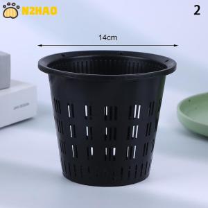 【N2HAO】 11cm 14cm Butterfly Orchid Special Flower Pot With Side Hole Net Cup Pot Plant Flower Pot Basket Plastic Breathable Container