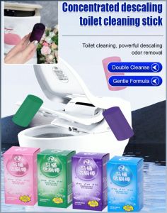 [Powerful Odor Removal]Upgraded Concentrated Descaling Toilet Cleaning Stick升级款浓缩除垢马桶洁厕棒 除臭剂/100% Sterilization Toilet Bowl Cleaner/Remove Yellow Stubborn Stain No Dead Corner Universal Cleaning Agent