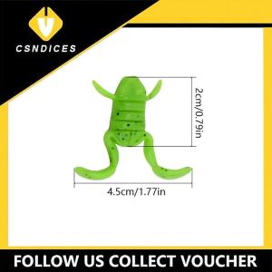 [Csndices] 1Pc Frog Soft Bait 2.5cm 2.25g Frog Baits Artificial Mandarin Fish Snakehead Bass Fishing Lure Swimming Posture Biomimetic Lure