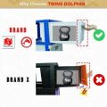 🔥FAST SHIPPING🔥Twins Dolphin 5 Tier Plastic Drawer / Plastic Cabinet / Storage Cabinet / Laci Baju / Rak Baju. 