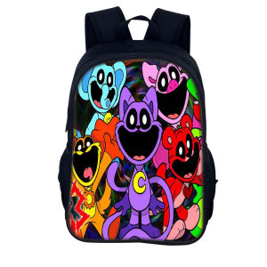 Smiling Critters Backpack 3D Printed Student Backpack Childrens School Bag Casual Bag