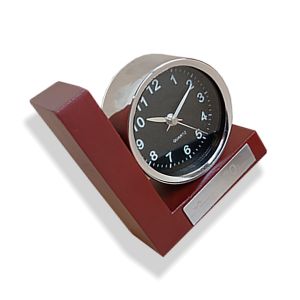 Jam Meja Kayu L Custom