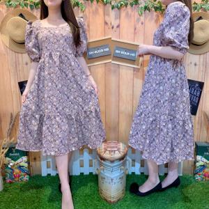 MIDI DRESS MERIE CRINCLE SMOKE 2008-171